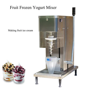 PBOBP Блендер для йогурта и настоящего мороженого из нержавеющей стали, миксер для взбивания замороженных фруктов, машина для приготовления мороженого
