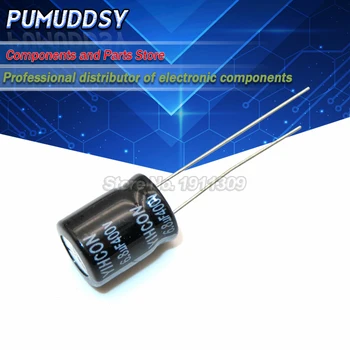 10ШТ Электролитический конденсатор высокого качества 400V6.8UF 10*13 6.8МКФ 400V 10*13 мм