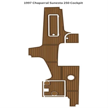 1997 Chaparral Sunesta 250 Кокпит Лодки EVA Пена Палуба Из Искусственного Тика Коврик Для Пола С Матовой Подкладкой Самоклеящийся Стиль SeaDek Gaterstep