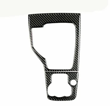 2 ПРЕДМЕТА для Mazda 3 Axela 2013-2016 Внутренняя панель переключения передач Отделка рамы из углеродного волокна Автомобильные Аксессуары из черного углеродного волокна