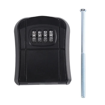 4-позиционный замок с паролем, водонепроницаемый Ящик для хранения ключей, коробка для ключей для запасного дома