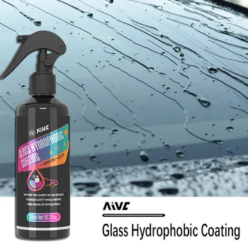 AIVC Glass С гидрофобным покрытием, защита от дождя для автомобилей, средство для распыления водонепроницаемого покрытия на автостекла