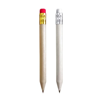 B95D 50шт Карандаши для гольфа, Половинки карандаша, предварительно заточенные круглые деревянные мини-карандаши для школы