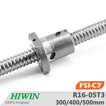 HIWIN FSI R16 Шариковый Винт 5 мм C7 Класс 300 400 500 мм Резьбовой Вал С ЧПУ Запчасти Профессиональный Высокоточный Шпиндель TBI SFU1605