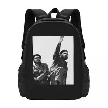 Libertad Cuba-Совместный рюкзак Че Гевары и Фиделя Кастро Graph Большой емкости, милые складные рюкзаки для одежды