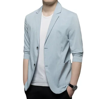 Z205-2023 Костюм мужская одежда осенние сенсорные костюмы мужская корейская версия slim Single Western business casual Western service мужчины