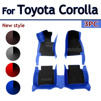Автомобильные коврики для Toyota Corolla E120 2001 ~ 2007 Водонепроницаемые защитные автомобильные коврики, полный комплект автомобильных аксессуаров Acesorios Para Autos