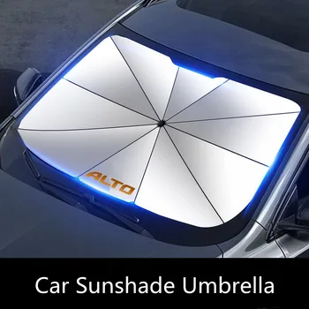 Автомобильный солнцезащитный козырек, зонт, Аксессуары для защиты салона от летнего солнца, лобовое стекло, аксессуары для Suzuki Alto