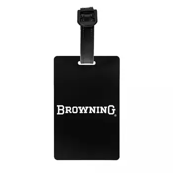 Багажная бирка Browning для чемоданов, милые багажные бирки, идентификационная наклейка для защиты от посторонних глаз
