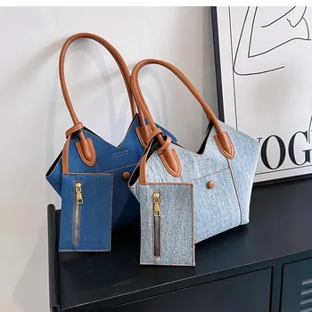 Дизайнерские сумки 3-в-1 известного бренда для женщин 2023, роскошная копия bolso, модная ретро-сумка, женская холщовая сумка-тоут, сумочка-тоут.