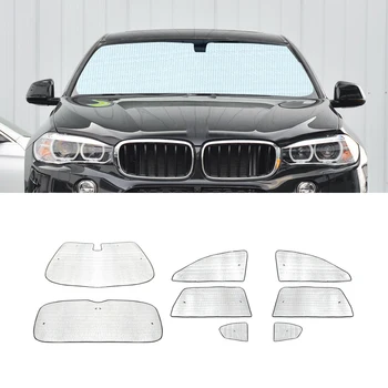 Для BMW X6 F16 2015-2019 Автомобильный Солнцезащитный Козырек Защита Лобового Стекла Автомобиля Переднее Боковое Окно Солнцезащитный Блок УФ-Защита Занавес