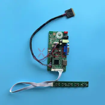 Для LP156WH2-TLA1/B1/C1/D1/E1/F1/Q1 ЖК-панель Плата контроллера LVDS 40-Контактный HDMI-Совместимый VGA 1366*768 Комплект Дисплей ноутбука 15,6 
