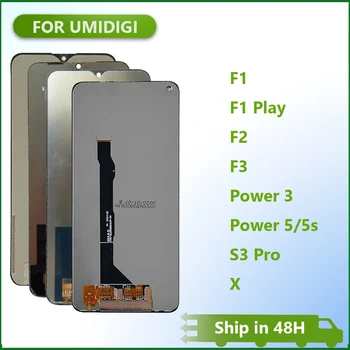 Для Umidigi X F1 F2 F3 S3 Pro Power 3 5 5S ЖК-дисплей С Сенсорным Экраном Digitizer В сборе Для Замены Umidigi F1 Play