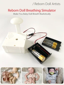 Дыхательный тренажер Reborn для новорожденного в подарок Аксессуары для куклы своими руками с реалистичным пульсирующим устройством для сна Подарок на Новый год 2024