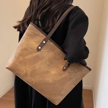 Женская сумка-тоут в стиле ретро, модная женская сумка-тоут для подмышек, 2023, новая модная нишевая сумка для пригородных поездок, изысканная сумочка