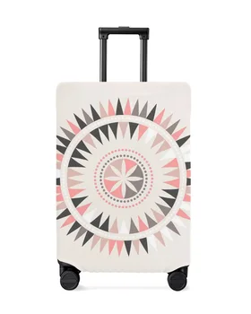 Защитный чехол для багажа с рисунком Мандалы, Треугольный узор, аксессуары для путешествий, Чемодан, Эластичный Пылезащитный чехол, защитный рукав