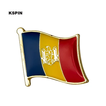 Значок с флагом Молдовы, значок-брошь на лацкане, значки 1ШТ KS-0130