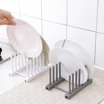 Изящная и минималистичная подставка для посуды со Съемным Держателем для Посуды - идеальное решение для хранения на кухне