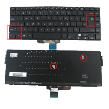 Клавиатура ноутбука с подсветкой в Великобритании для ASUS VivoBook 15 X510 X510UQ X510UA X510UN X510UNR 0KNB0-4626US00 AEXKGU01010 9Z.NDXBQ.401