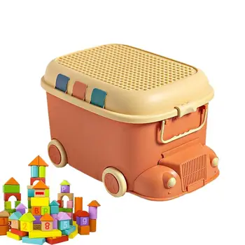 Коробка для игрушек в форме автобуса, коробка для хранения закусок, одежды, организация разных товаров, хранение игрушек для животных