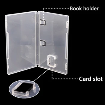Коробка для хранения игровых карт и карт памяти Micro-SD для слота для картриджей NS Портативный Прозрачный защитный чехол