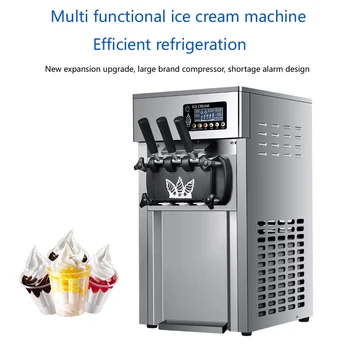 Машина для производства мороженого PBOBP Домашняя маленькая Мини-полностью автоматическая машина для производства рожкового мороженого Машина для производства домашнего мороженого