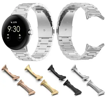 Металлический ремешок для часов Pixel 20 мм Кожаный/нейлоновый/силиконовый ремешок Адаптер для аксессуаров Pixel Smart Watch