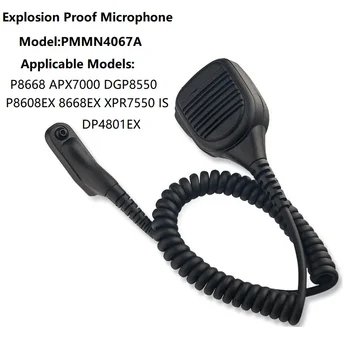 Микрофон Портативной Рации PMMN4067A Плечевой Динамик Для P8668 APX7000 DGP8550 P8608EX 8668EX XPR7550 ЯВЛЯЕТСЯ Взрывозащищенным DP4801EX