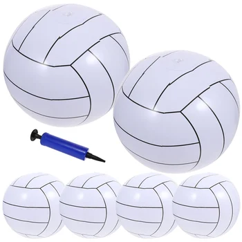 Надувной Пляжный Мяч Мячи Для Волейбола Моделирование Игры ПВХ Спортивные Украшения Для Вечеринок Игровые Наборы На Открытом воздухе