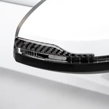 Наклейка на Зеркало заднего вида Light Carbon Fiber Накладка на Зеркало заднего Вида из Углеродного Волокна для Audi A4L A6L A5 Q2L