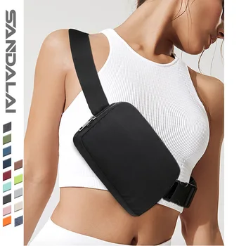 Новая спортивная сумка для фитнеса на открытом воздухе, поясная сумка для бега, нейлоновая водонепроницаемая нагрудная сумка, сумка для карт для отдыха, мужская женская сумка унисекс