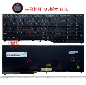 Новинка для Fujitsu Lifebook E459 E558 E458 E559 U759 U757 U758 Клавиатура с подсветкой US
