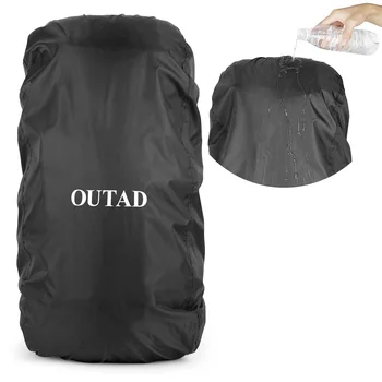 Открытый Унисекс, Водонепроницаемый рюкзак OUTAD, Непромокаемый чехол, Прочный Походный рюкзак для кемпинга, сумка для взрослых, Черный