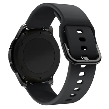 Силиконовый Ремешок Для Samsung Galaxy Watch Active 2 40-44 мм Ремешок Amazfit GTS Bip S/Haylou LS02/COLMI P8 Браслет Ремешок Для Часов