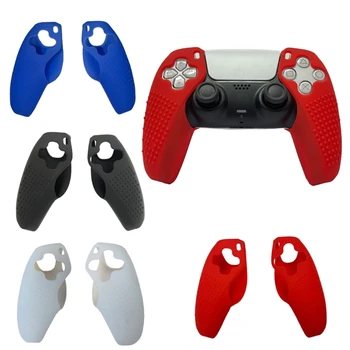 Силиконовый Чехол для Контроллера PS5, Защитная Крышка, Защитный Чехол Для Контроллера, Игровые Аксессуары, Белый/Красно-/Черный/Синий