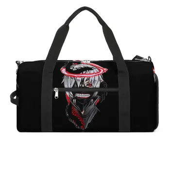 Спортивная сумка Tokyo Ghoul Kaneki Ken, спортивная сумка с обувью, мужская и женская портативная сумка из японской Манги, Красочная сумка для занятий фитнесом
