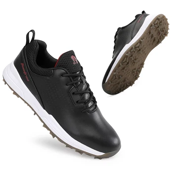 Тренировочная обувь для гольфа Мужские кроссовки для гольфа без шипов для мужчин Уличная Удобная обувь для ходьбы Противоскользящая обувь для ходьбы