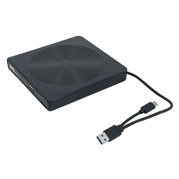 Устройство записи DVD Type-C USB-C USB3.0, Внешний Портативный мобильный ноутбук, Внешний оптический привод, внешний привод