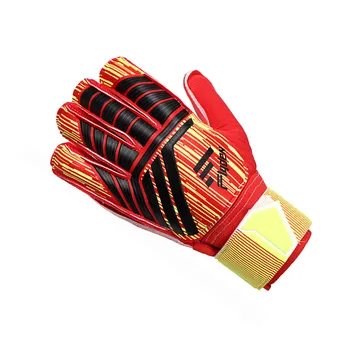 Футбольные вратарские перчатки с сильным захватом, нескользящие прочные вратарские перчатки для юношеских футбольных тренировок для мальчиков