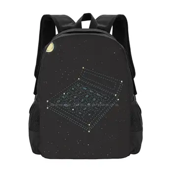 Школьный рюкзак с основным рисунком Ursa Math, Математика, Астрономия, Забавная шутка, каламбур, Космос, Звезды, Солнце, Ретро